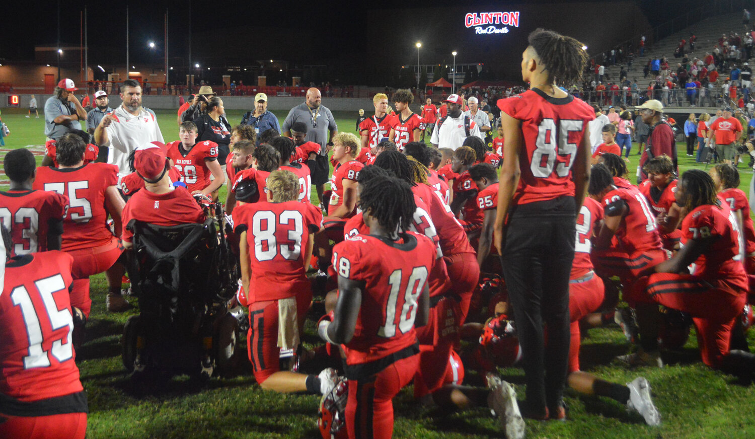 Clinton high school football discount